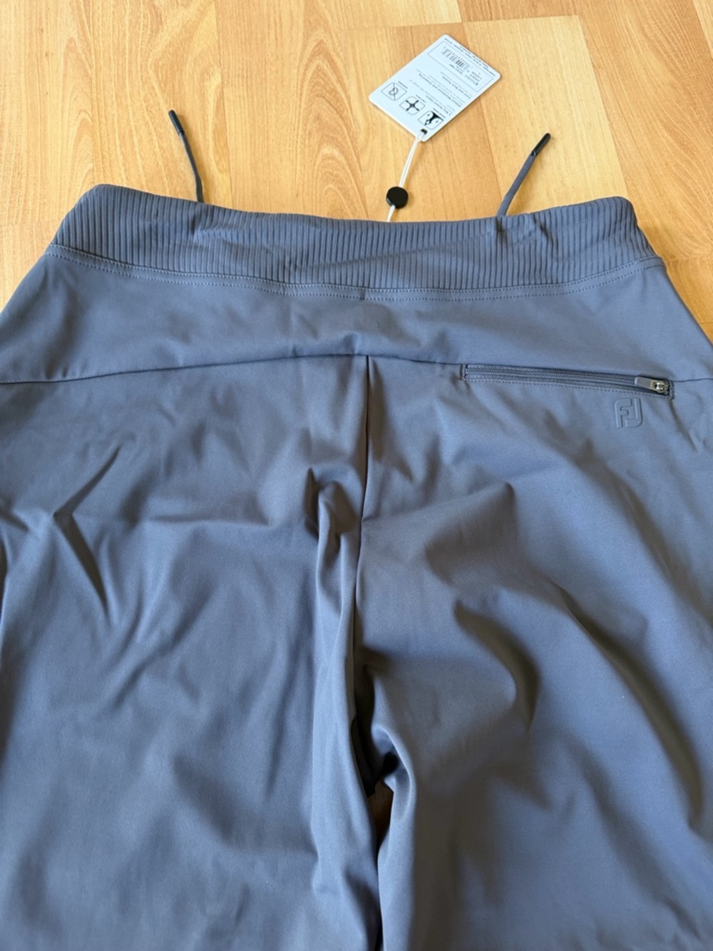 FootJoy NWT women’s joggers charcoal gray golf pants size large - Picture 8 of 10